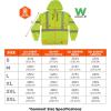 image:imageErgodyne UnisexAdult Glowear 8304w Womens Performance Hivis Hooded Sweatshirt  Type R Class 3Lime