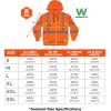 image:imageErgodyne UnisexAdult Glowear 8304w Womens Performance Hivis Hooded Sweatshirt  Type R Class 3Orange
