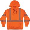 image:imageErgodyne UnisexAdult Glowear 8304w Womens Performance Hivis Hooded Sweatshirt  Type R Class 3Orange