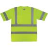 image:imageErgodyne UnisexAdult Glowear 8367 Essential Hivis TShirt  Type R Class 3Lime