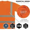 image:imageErgodyne UnisexAdult Glowear 8367 Essential Hivis TShirt  Type R Class 3Orange
