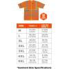 image:imageErgodyne UnisexAdult Glowear 8367 Essential Hivis TShirt  Type R Class 3Orange