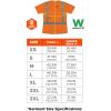 image:imageErgodyne Womens Glowear 8274 Womens Essential Hivis TShirt  Type R Class 2Orange