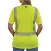 image:imageErgodyne Womens Glowear 8276bk Womens Performance Hivis TShirt  Type R Class 2 Black BottomLime