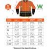 image:imageErgodyne Womens Glowear 8278bk Womens Performance Hivis Long Sleeve TShirt  Type R Class 2 Black BottomOrange