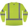 image:imageErgodyne Womens Glowear 8374 Womens Essential Hivis Long Sleeve TShirt  Type R Class 3Lime