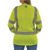 image:imageErgodyne Womens Glowear 8374 Womens Essential Hivis Long Sleeve TShirt  Type R Class 3Lime