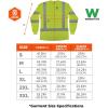 image:imageErgodyne Womens Glowear 8374 Womens Essential Hivis Long Sleeve TShirt  Type R Class 3Lime