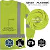 image:imageErgodyne Womens Glowear 8374 Womens Essential Hivis Long Sleeve TShirt  Type R Class 3Lime