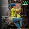 image:imageErgodyne Womens Glowear 8374 Womens Essential Hivis Long Sleeve TShirt  Type R Class 3Lime
