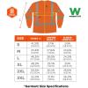 image:imageErgodyne Womens Glowear 8374 Womens Essential Hivis Long Sleeve TShirt  Type R Class 3Orange