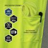 image:imageErgodyne Womens Glowear 8387 Womens Performance Hivis Long Sleeve TShirt  Type R Class 3Lime