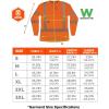 image:imageErgodyne Womens Glowear 8387 Womens Performance Hivis Long Sleeve TShirt  Type R Class 3Orange