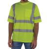 image:imageErgodyne UnisexAdult Glowear 8367 Essential Hivis TShirt  Type R Class 3Lime