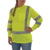 image:imageErgodyne Womens Glowear 8374 Womens Essential Hivis Long Sleeve TShirt  Type R Class 3Lime