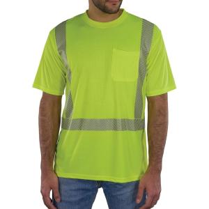 image:imageErgodyne UnisexAdult Glowear 8292 Performance Hivis TShirt  Type R Class 2Lime