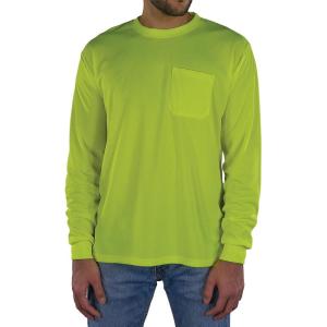 image:imageErgodyne Womens Glowear 8093 NonCertified Essential Hivis Long Sleeve TShirtLime