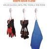 image:imageErgodyne Squids 3400 Glove Clip Holder with Dual Clips GraniteEach