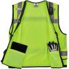 image:imageErgodyne unisex adult Heavyduty Class 2 Heavy Duty Mesh Surveyors Vest Lime XXLarge3XLarge USLime