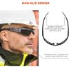 image:imageErgodyne  51083 Skullerz Thor AntiFog Safety Glasses  Black Frame InOutdoor LensClear Lens