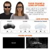 image:imageErgodyne  51083 Skullerz Thor AntiFog Safety Glasses  Black Frame InOutdoor LensClear Lens