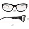 image:imageErgodyne  51083 Skullerz Thor AntiFog Safety Glasses  Black Frame InOutdoor LensClear Lens