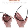 image:imageErgodyne  51083 Skullerz Thor AntiFog Safety Glasses  Black Frame InOutdoor LensSmoke Lens