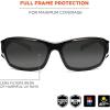 image:imageErgodyne  51083 Skullerz Thor AntiFog Safety Glasses  Black Frame InOutdoor LensSmoke Lens