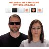 image:imageErgodyne Skullerz SAGA Frameless Safety Sunglasses Anti Fog Clear Lens 3Pack