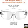 image:imageErgodyne Skullerz VALI Frameless Safety Glasses Lightweight Anti Fog Clear Lens 3Pack