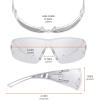 image:imageErgodyne Skullerz VORDR Safety Glasses Z87 Clear Lens 12Pair Bulk Pack