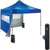 image:imageErgodyne SHAX 6052 HeavyDuty PopUp Canopy Tent Kit with Mesh Windows 10ft x 10ft Blue