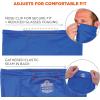 image:imageErgodyne Chill Its 6483 Cooling Neck Gaiter Bandana with Pocket for Ice or 6283 Phase Change Cool Pack UPF 50 Sun ProtectionBlue LargeXLargeCooling Neck Gaiter Bandana Pocket