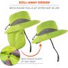 image:imageErgodyne Chill Its 8934 Ranger Hat with Neck ShadeHivis Lime