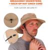 image:imageErgodyne Chill Its 8936 Lightweight Ranger Hat with Breathable Mesh Paneling UPF 50 Sun Protection Olive Large Extra LargeKhaki