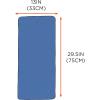 image:imageErgodyne ChillIts 6602 Evaporative Cooling Towel Blue Bulk Cooling Towels 50Pack