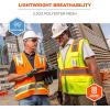 image:imageErgodyne Unisex Twotone  Class 2 Two Tone Mesh Vest Single Size Orange Small USLime