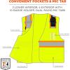 image:imageErgodyne Unisex Twotone  Class 2 Two Tone Mesh Vest Single Size Orange Small USLime