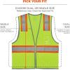 image:imageErgodyne Unisex Twotone  Class 2 Two Tone Mesh Vest Single Size Orange Small USLime