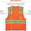 image:imageErgodyne Unisex Twotone  Class 2 Two Tone Mesh Vest Single Size Orange Small USOrange
