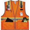 image:imageErgodyne Unisex Twotone  Class 2 Two Tone Mesh Vest Single Size Orange Small USOrange