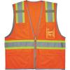 image:imageErgodyne Unisex Twotone  Class 2 Two Tone Mesh Vest Single Size Orange Small USOrange