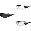 image:image3 Pack of Ergodyne Skullerz SAGA Frameless Safety Sunglasses Smoke Lens  CLear Lens  InOutdoor Lens
