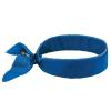 image:imageErgodyne ChillIts 6702 Cooling Bandana Evaporative Polymer Embedded Material for Cooling Relief Black 1 Count Pack of 1Solid Blue