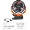 image:imageErgodyne Chill Its 6090 Portable Jobsite Fan Clip On and Magnetic Mount Rechargeable Fans