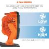 image:imageErgodyne Chill Its 6090 Portable Jobsite Fan Clip On and Magnetic Mount Rechargeable Fans
