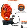 image:imageErgodyne Chill Its 6090 Portable Jobsite Fan Clip On and Magnetic Mount Rechargeable Fans