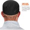 image:imageErgodyne Chill Its 6630 Skull Cap Lined with Terry Cloth Sweatband Sweat Wicking BlueBlack