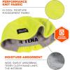 image:imageErgodyne Chill Its 6630 Skull Cap Lined with Terry Cloth Sweatband Sweat Wicking BlueLime3pk