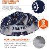 image:imageErgodyne Chill Its 6630 Skull Cap Lined with Terry Cloth Sweatband Sweat Wicking BlueNavy Western